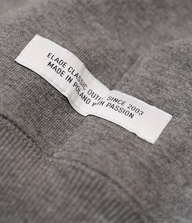 Bluza Elade HOODIE BOX LOGO GREY