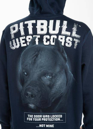 BLUZA PIT BULL HODDED Black Dog Navy