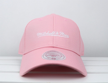 Czapka Mitchell & Ness strapback M&N Own Brand pink - Team Logo Low Pro