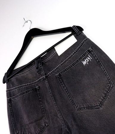 Spodnie Mass DNM Signature 2.0 Jeans Tapered Fit - sprane czarne