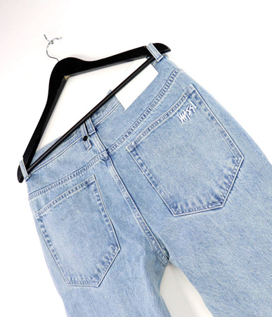 Spodnie Mass DNM Signature 2.0 Jeans Tapered Fit - jasnoniebieskie