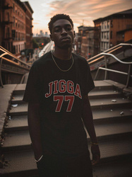 T-SHIRT JIGGA WEAR Oversize 77