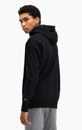 Bluza Champion HALF ZIP-UP OVERSIZED SCRIPT LOGO PRINT HOODIE