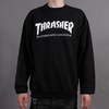 BLUZA THRASHER MAGAZINE LOGO CREWNECK BLACK