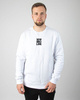 BLUZA BEZ KAPTURA Newbadline CLASSIC LAMPAS WHITE