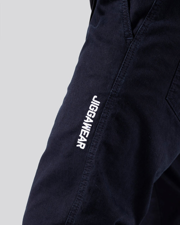 Spodnie Jigga Front Logo Navy