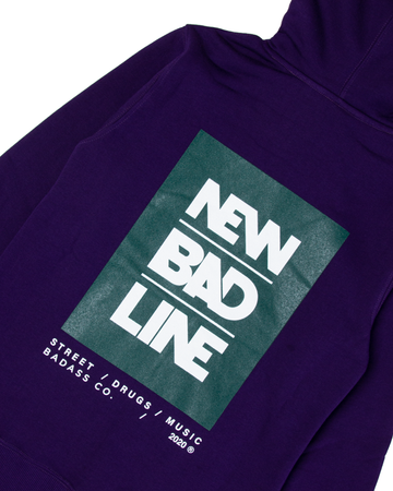 BLUZA Z KAPTUREM NEWBADLINE BIGGI VIOLET