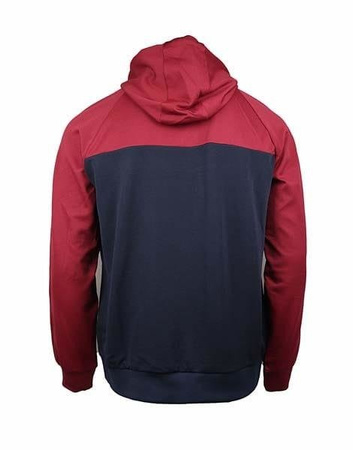 Bluza FILA Kangurka Men Besarion Hoody Bordowo- Granatowa