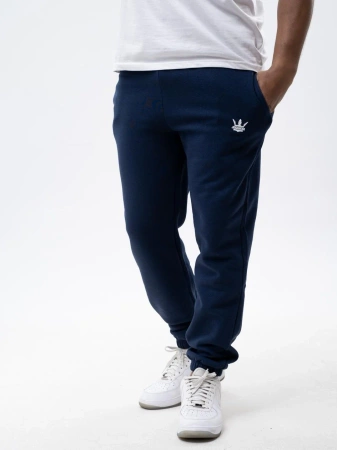 Spodnie Dresowe Jigga Wear Crown Granatowe