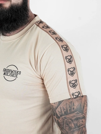 T-shirt Środowisko Miejskie ""Classic Lampas" - beżowa