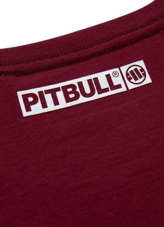 T-shirt Pit HILLTOP Burgundowa