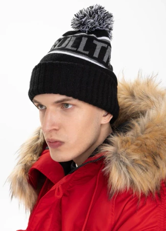 CZAPKA ZIMOWA Pit Bull Fleming FLEMING II Czarny/Szary