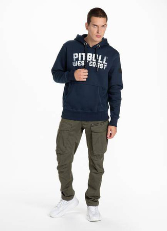 BLUZA PIT BULL HODDED Black Dog Navy