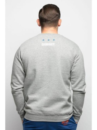 Bluza Diamante 'Flight School' - Crewneck - Szary/Niebieski