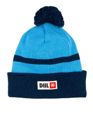 CZAPKA ZIMOWA POMPON BŁĘKITNA DCZ428