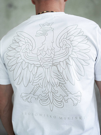 T-shirt Środowisko Miejskie "Polska - Orzeł" - Biała