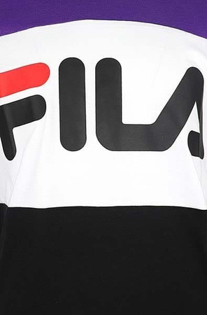 Koszulka FILA Day Tee Czarna z fioletem