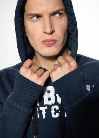 BLUZA PIT BULL HODDED Black Dog Navy