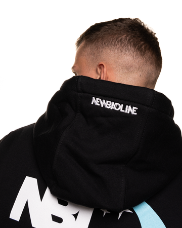 BLUZA Z KAPTUREM MOON BLACK Newbadline