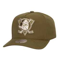 Czapka z daszkiem Mitchell & Ness Anaheim Ducks olive