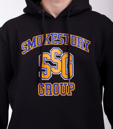 BLUZA SSG KANGURKA COLLEGE CZARNY