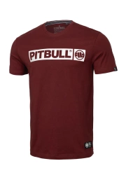 T-shirt Pit HILLTOP Burgundowa