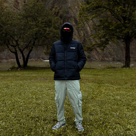 Kurtka Zimowa Kamuflage Puff Mini Logo Hoodie