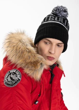 CZAPKA ZIMOWA Pit Bull Fleming FLEMING II Czarny/Szary