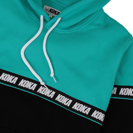 Bluza z Kapturem KOKA HOODIE TRAP TURQUOISE