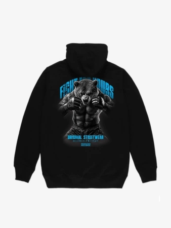 Bluza z kapturem Środowisko "Essential Grizzly Bear" - czarna