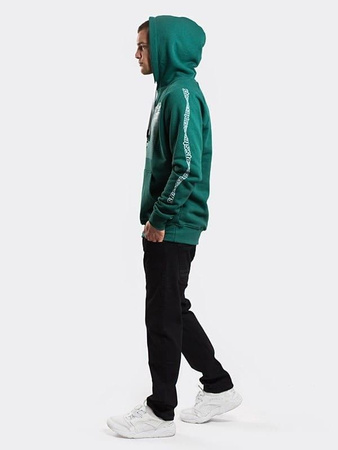 BLUZA Z KAPTUREM Stoprocent BMS TEKTONIK GREEN