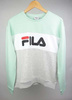 Bluza FILA Women Leah Crew Sweat Miętowo- szara