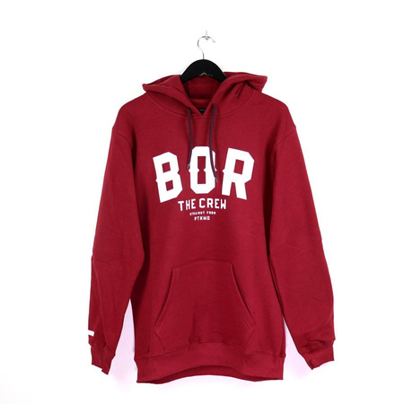 Bluza BOR HOODY BORCREW THE CREW BORDO