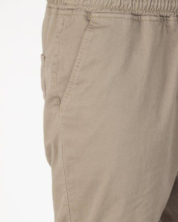 SPODNIE Newbadline CHINO JOGGER ICON BEIGE