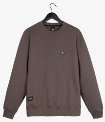 Bluza Elade Crewneck icon mini logo brown