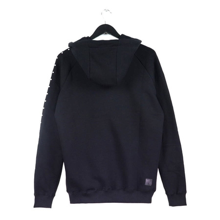 Bluza BOR J20 HOODY PREMIUM RAGLAN ZIP ILLUSION CZARNY