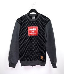 Bluza Haze Czarno/Szara bez Kaptura