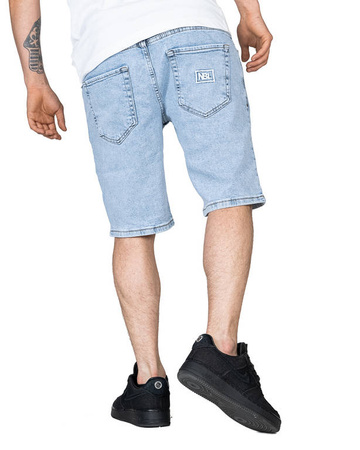 Krótkie spodenki Newbadline Jeans Icon Light Blue