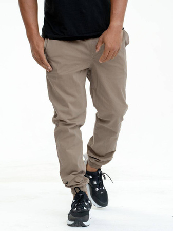 Spodnie Jogger Jigga Wear Crown beżowe