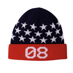 CZAPKA ZIMOWA SSG STAR 08 GRANAT