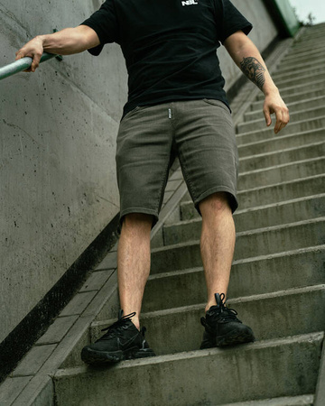 Krótkie spodenki Newbadline Jeans Icon Khaki