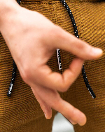 Krótkie spodenki Newbadline Jeans Icon Brown