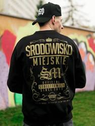 Bluza Klasyczna Środowisko Miejscie "Theme" - Czarna / Złota