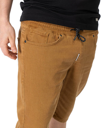 Krótkie spodenki Newbadline Jeans Icon Brown