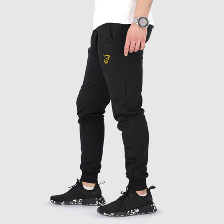 Spodnie Dresowe Grube Lolo Dymek Haft