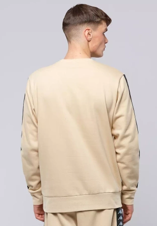 Bluza Kappa Men Sweatshirt Brown Rice