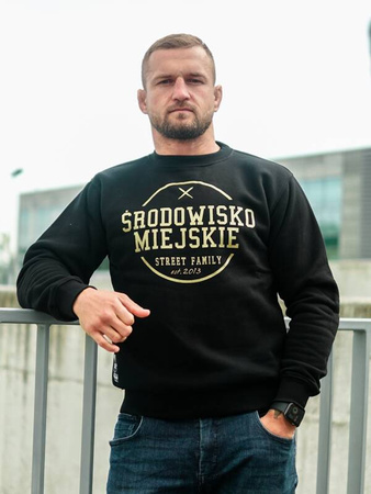 Bluza Klasyczna Środowisko Miejscie "Theme" - Czarna / Złota