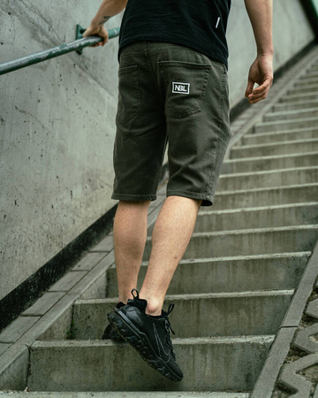 Krótkie spodenki Newbadline Jeans Icon Khaki