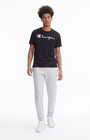 T-shirt Champion Script Logo Crew Neck Czarny