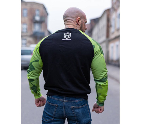 Bluza bez kaptura Street Autonomy ARM neon/camo SUB 2021